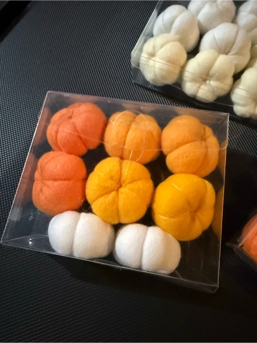 NEW Hobby Lobby Fall Felt Fillers Set (3 Packs) Pumpkin & Acorn Bowl Filler